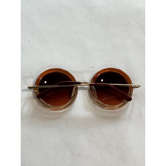Linda Farrow The Row Sunglasses in Orange Clear - Picture 4 of 8